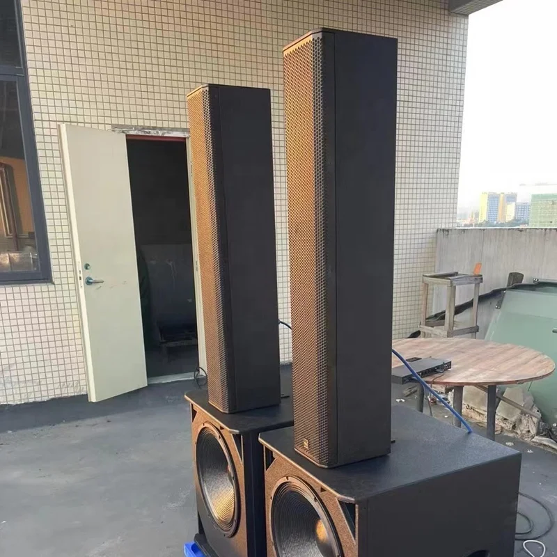 1600W Peak Power DJ Sound System Party Power Active Speakers PA System Column Speaker