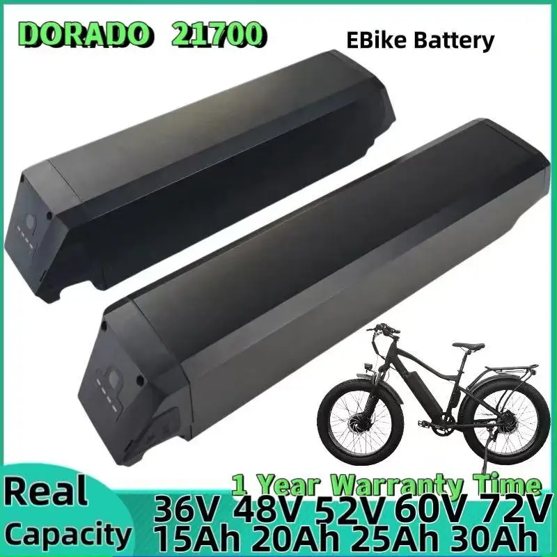 Aventon Pace Dorado 21700 48v 52v 60v 72v retains lithium battery 15ah 20ah 25ah 30ah suitable for universal Ui6 and Ncm Ebike