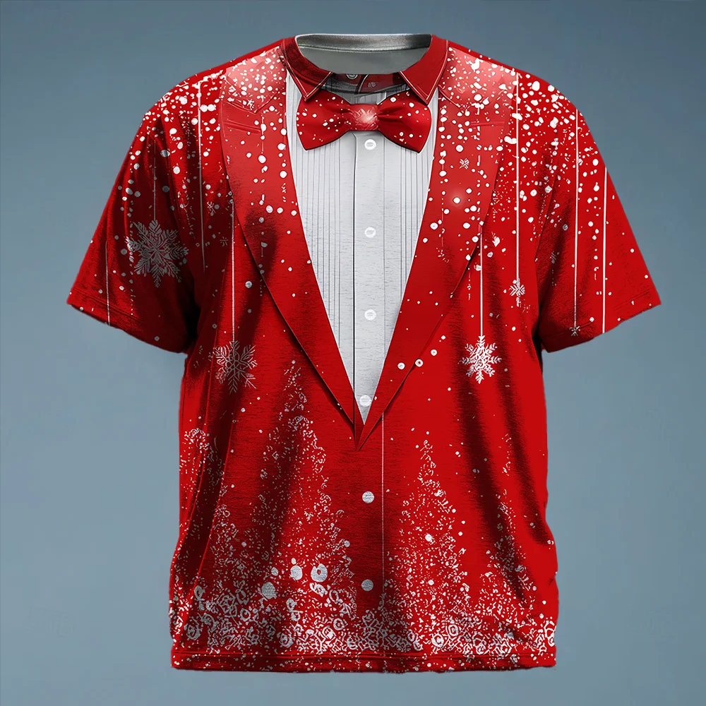 

S-9xl, большие размеры, большой и высокий короткий рукав (Рождественский элемент), стильные красно-зеленые оттенки, легкие, подходят для комфорта на весь день