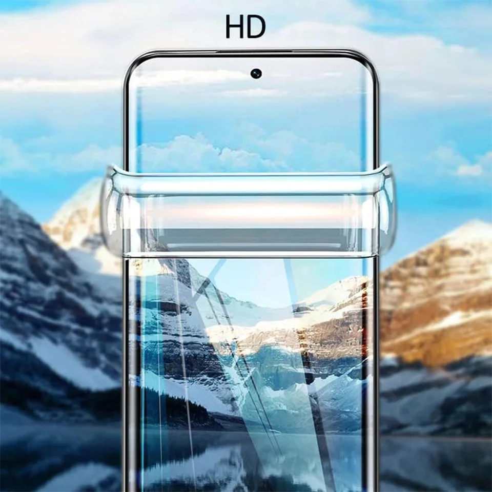 4 piezas de película de hidrogel de cobertura completa para Samsung Galaxy S23 S10 S20 S21 S22 S24 Ultra Plus FE A14 A23 A34 A54 6
