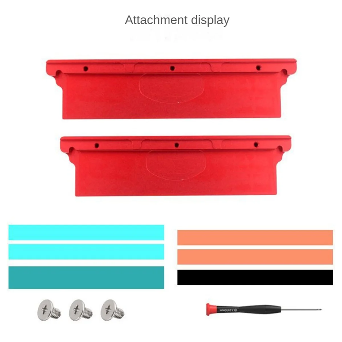 RAM Heatsink Radiator Cooling Heat Sink Cooler for DDR2 DDR3 DDR4 Desktop Memory Heat Dissipation Pad Black