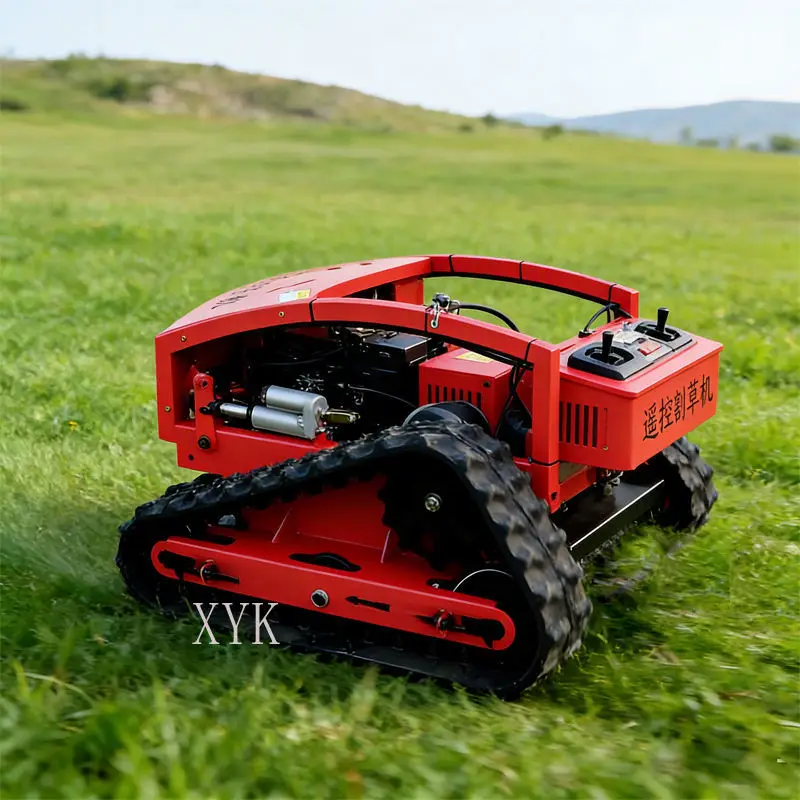 All Terrain Remote Control Crawler Mower For Orchard Embankment Wholesale Multifunctional Grass Cutting Equipment