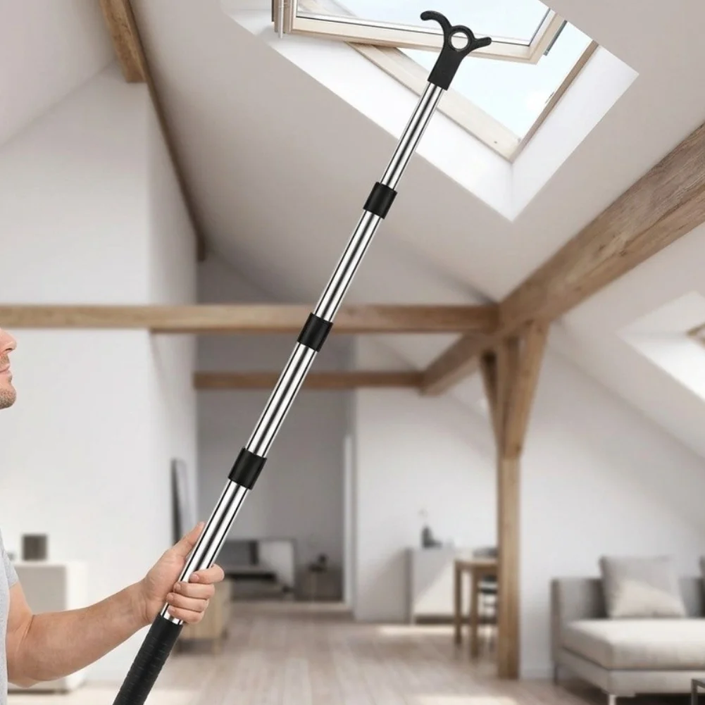 2 Meter Segmented For Skylight Opener Pole for Loft and Roof For Windows Stainless Steel Remote Operation Tool