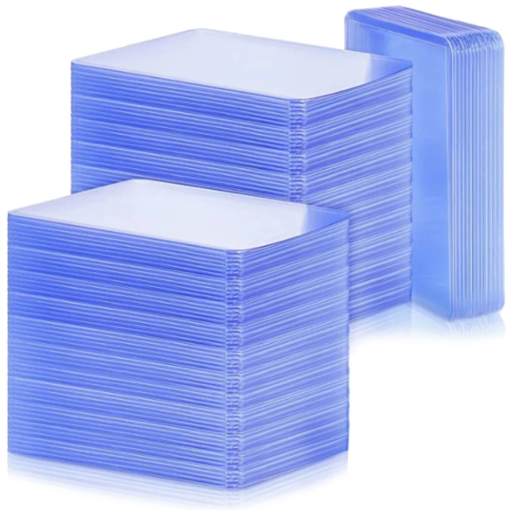 

100Pcs Game Cards Sleeve Clear PVC Protective Covers Transparent Card Holder Anti-Scratch Trading Cards Storage