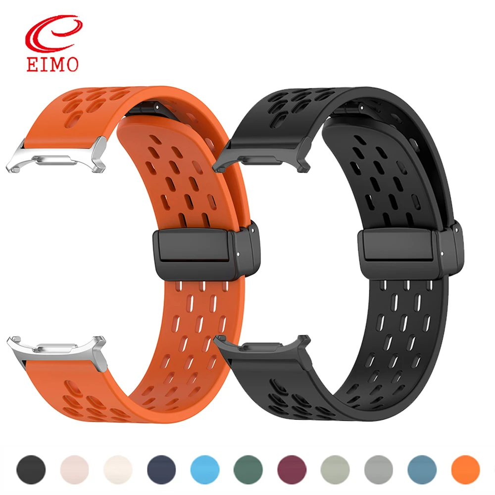 Magnetic Loop For Samsung Watch 7 ultra Strap 47mm sport Accessories Silicone belt bracelet correa Galaxy Watch Ultra Band 47 mm