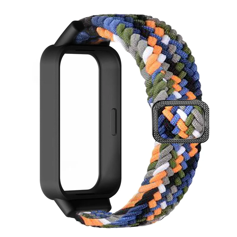 Ersatzarmband für Xiaomi Smart Band 9 Active, Nylon-Geflechtarmband, Uhrenarmband, Gürtel für Redmi Smart Band 3, Armband, Correa – Detail 15