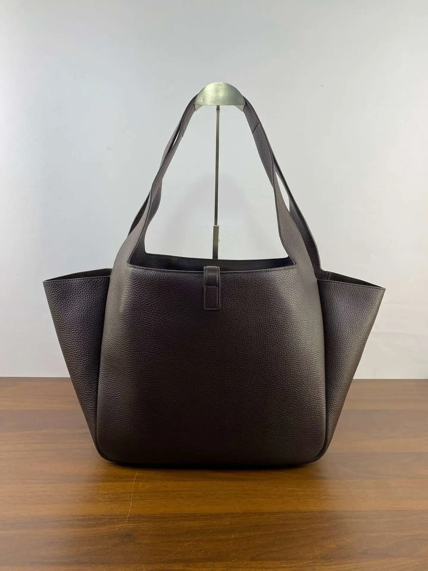 2025 Women's Large Tote Bag Genuine Leather Crossbody Purse - Soft Pebbled Texture Top Handle Bag for Office & Shopping