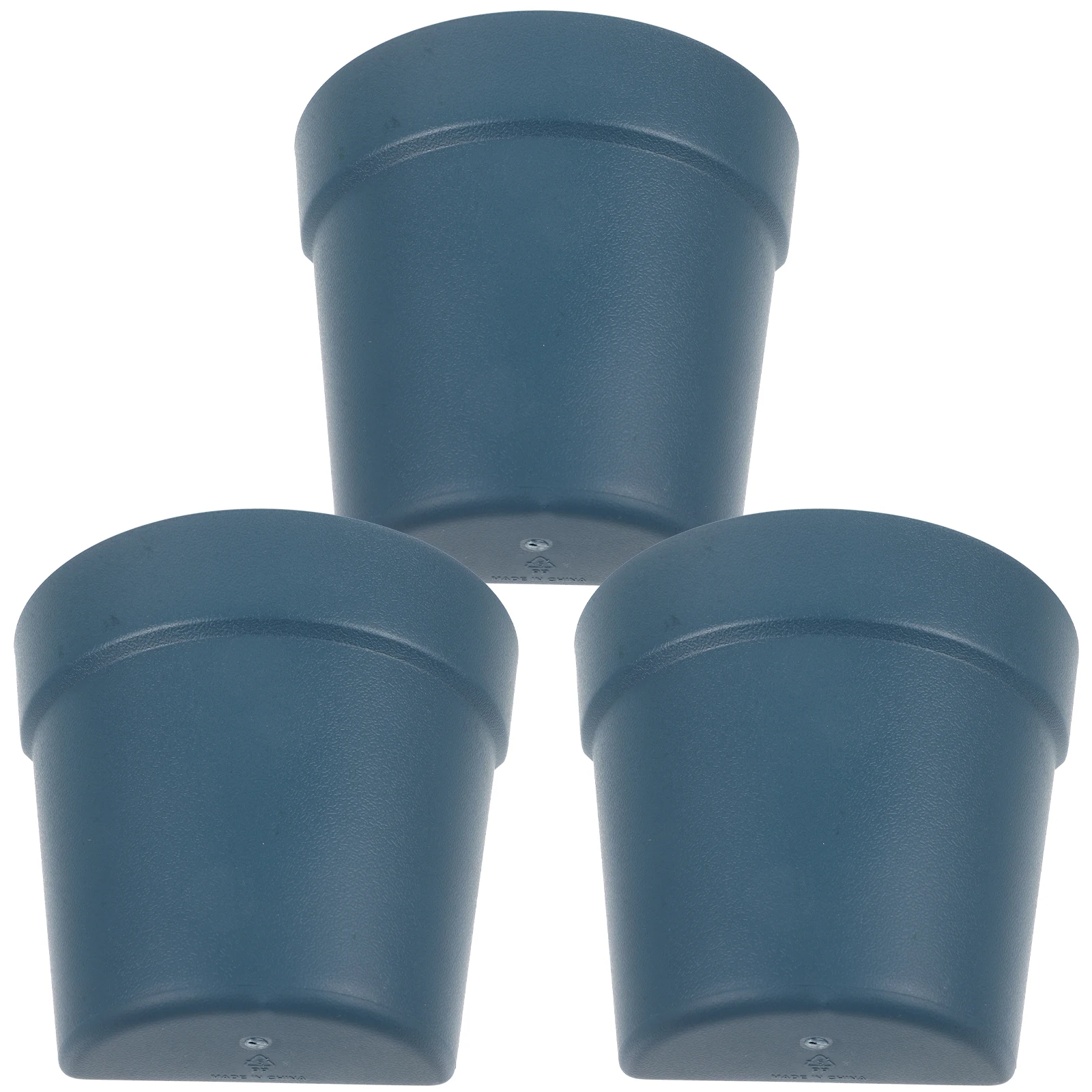 

3 Pcs Wall Hanging Flower Pot Semicircle Design Plant Pots Decorative Holder Hydroponics Durable Functional Artistic