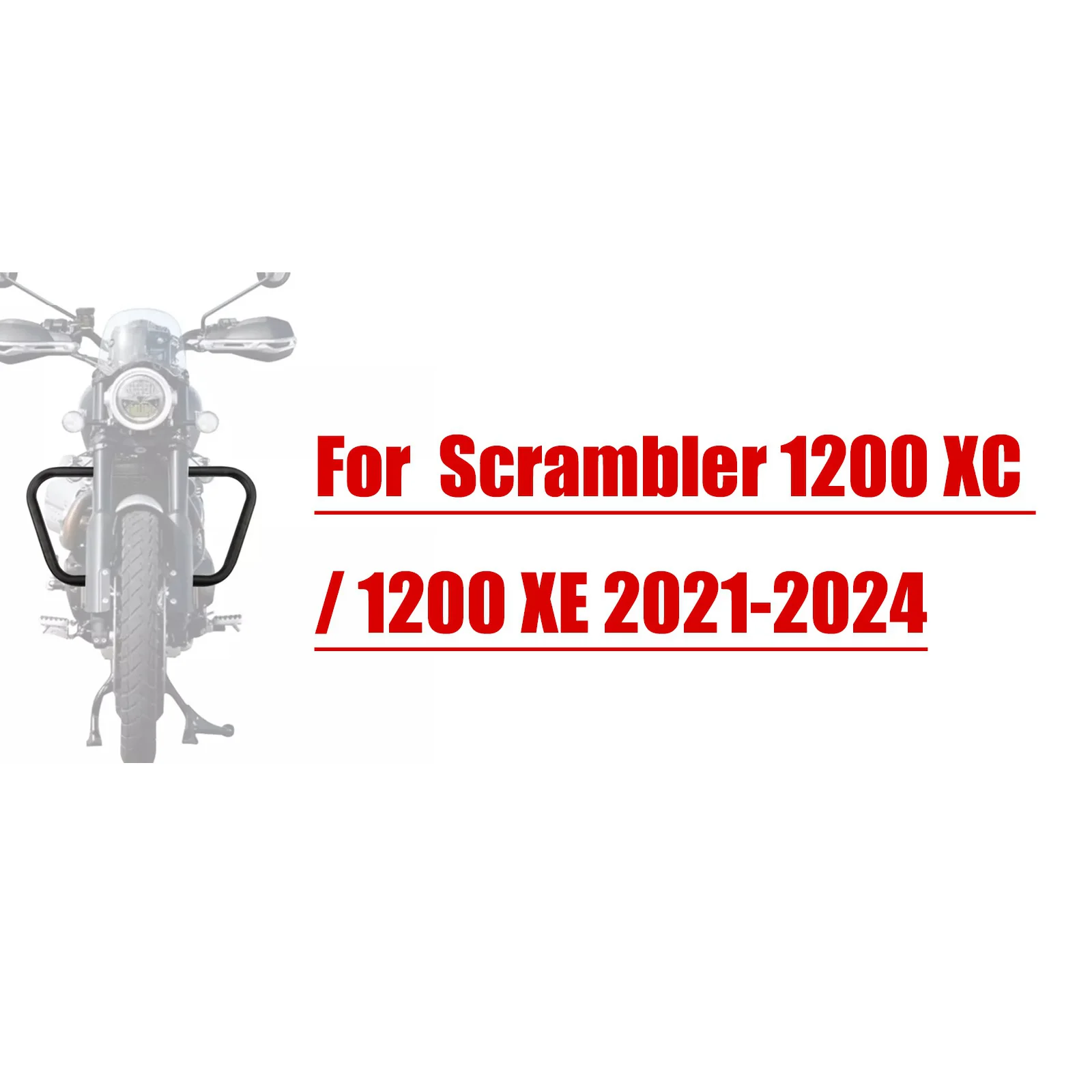 

For Triumph Scrambler 1200 XC XE 2021 2022 2023 2024 Engine Guard Crash Bar Frame Protector Bumper