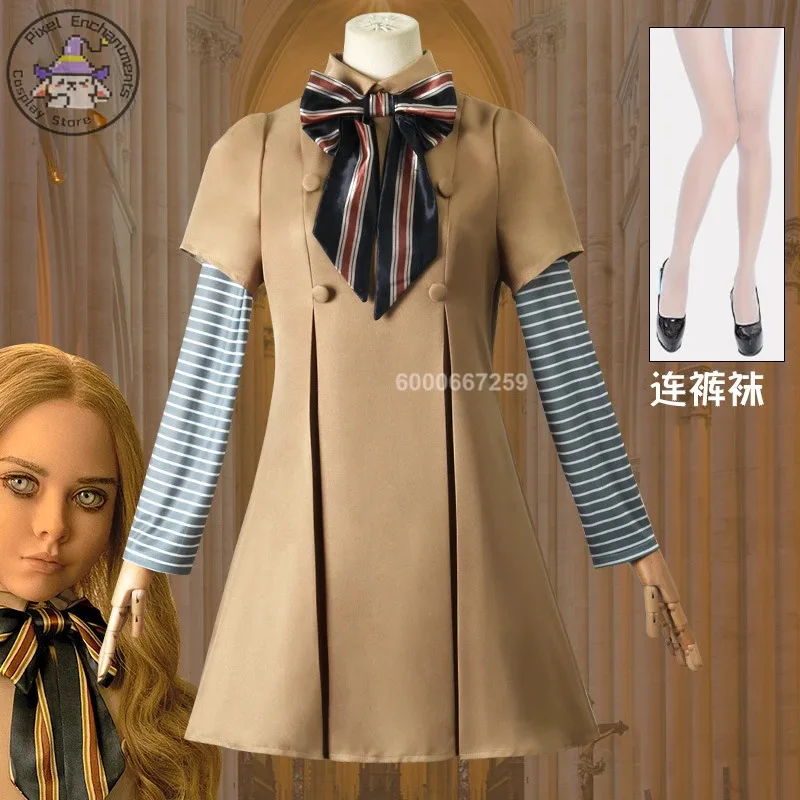 

Movie Megan Cosplay Dress for Kids Girls Women AI Doll Robots Megan Dresses Uniform MEGAN Girls Adult Halloween Role Play Outfit