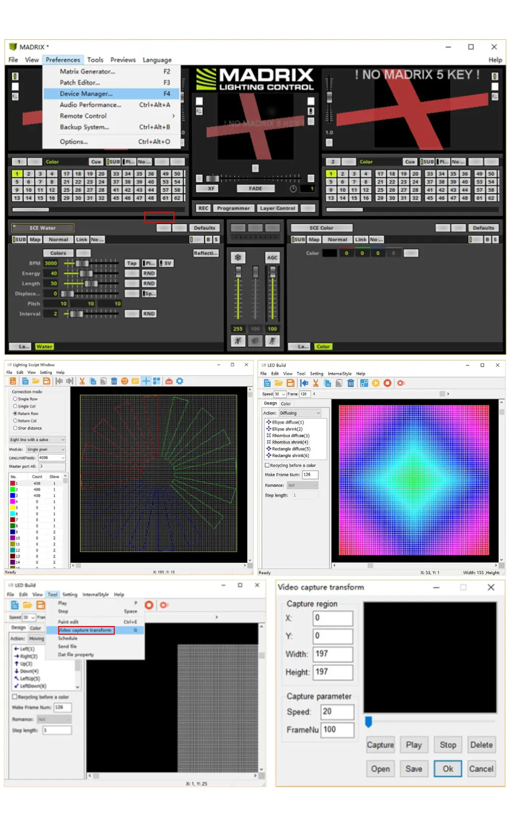 LED lights DMX512 console controller H807SA H807SB Wifi 8/4 Ports DMX/Artnet for bar KTV point tracing full-color racing Light