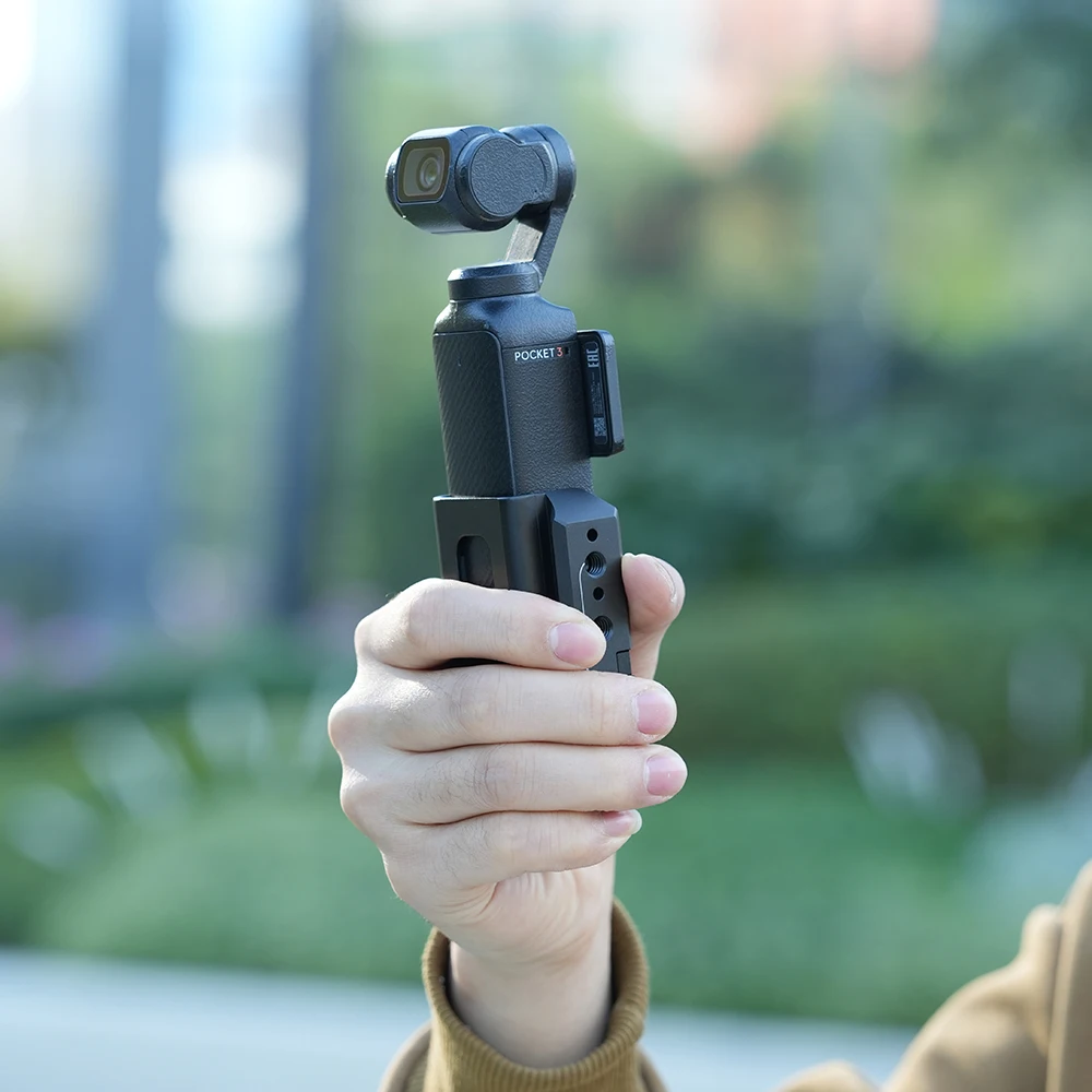 FOTGA Käfig für Pocket 3/4/4P Erweiterungsadapter Zubehör für DJI Osmo Pocket 3 Aluminium-Schutzkäfig Metallhalterungsadapter – Detail 15