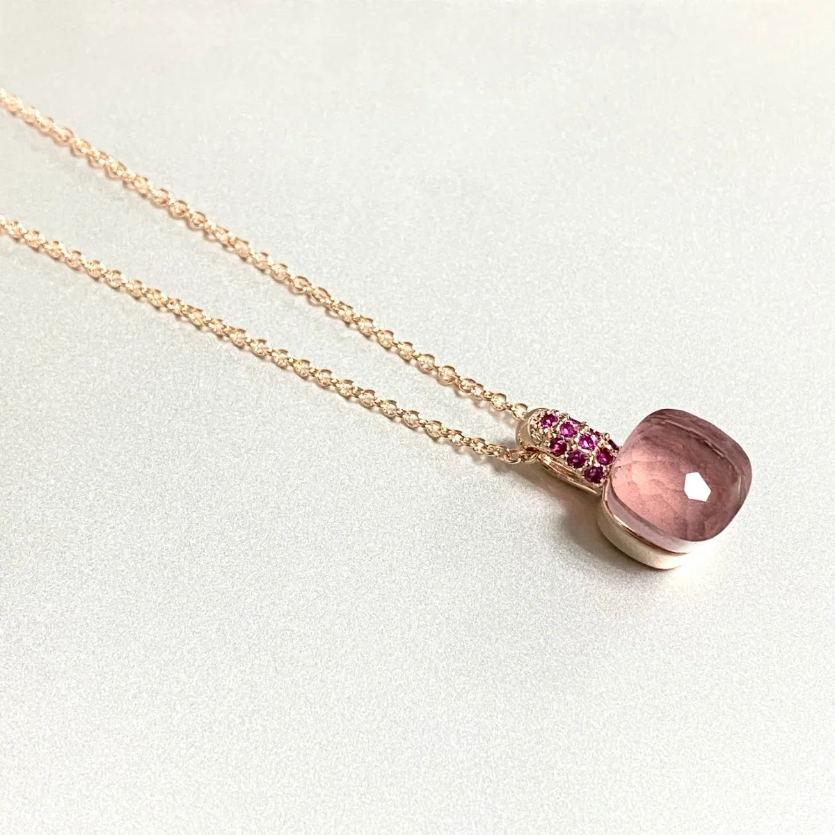 Classic Crystal Pendant Necklace Water Droplet Full Purple Zircon Royal Amethyst Pendant Necklace For Women Fashion Jewelry