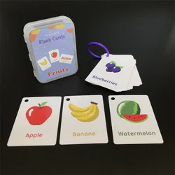 Tarjetas cognitivas de aprendizaje temprano para niños Tarjetas Flash en inglés de sentimiento y clima