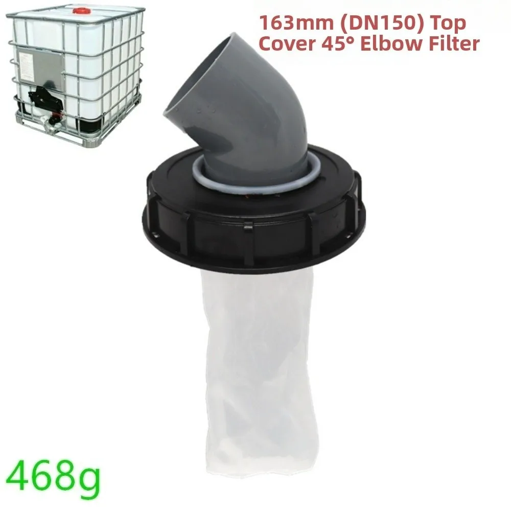 Plastic IBC Ton Barrel Filter Cover Reusable Venting Ton Barrel Cover Cap Easy Rinse Nylon Mesh Breath Cover Fitting