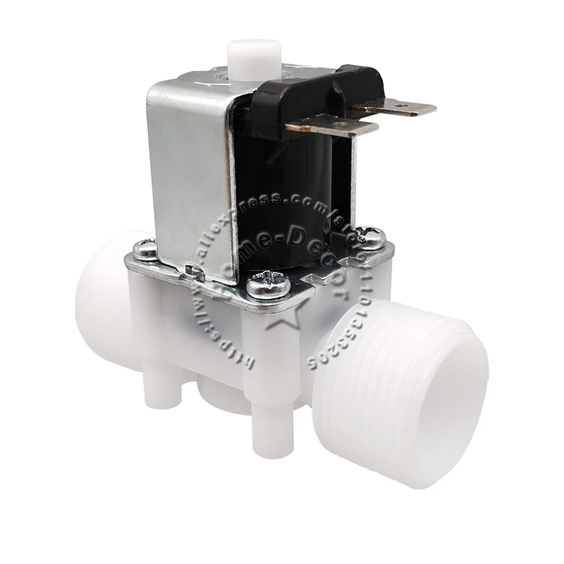 

1 шт. нормально открытый DC12V/24V G3/8 "G1/2" G3/4 16 мм 20 мм 26 мм DC15/20/25 пластиковый электрический регулирующий электромагнитный клапан водяной клапан # 9