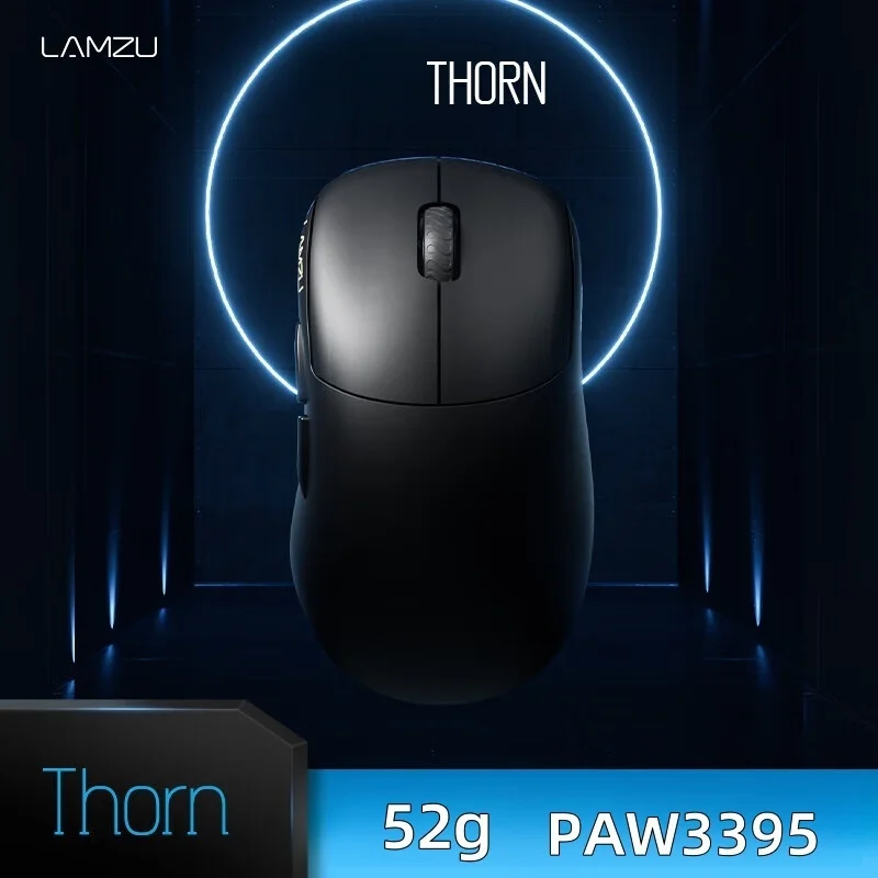 

Lamzu Thorn 52g Lightweight Wireless Dual Mode Mouse Paw3395 Ergonomic Design for PC Laptop Office Valorant Gaming