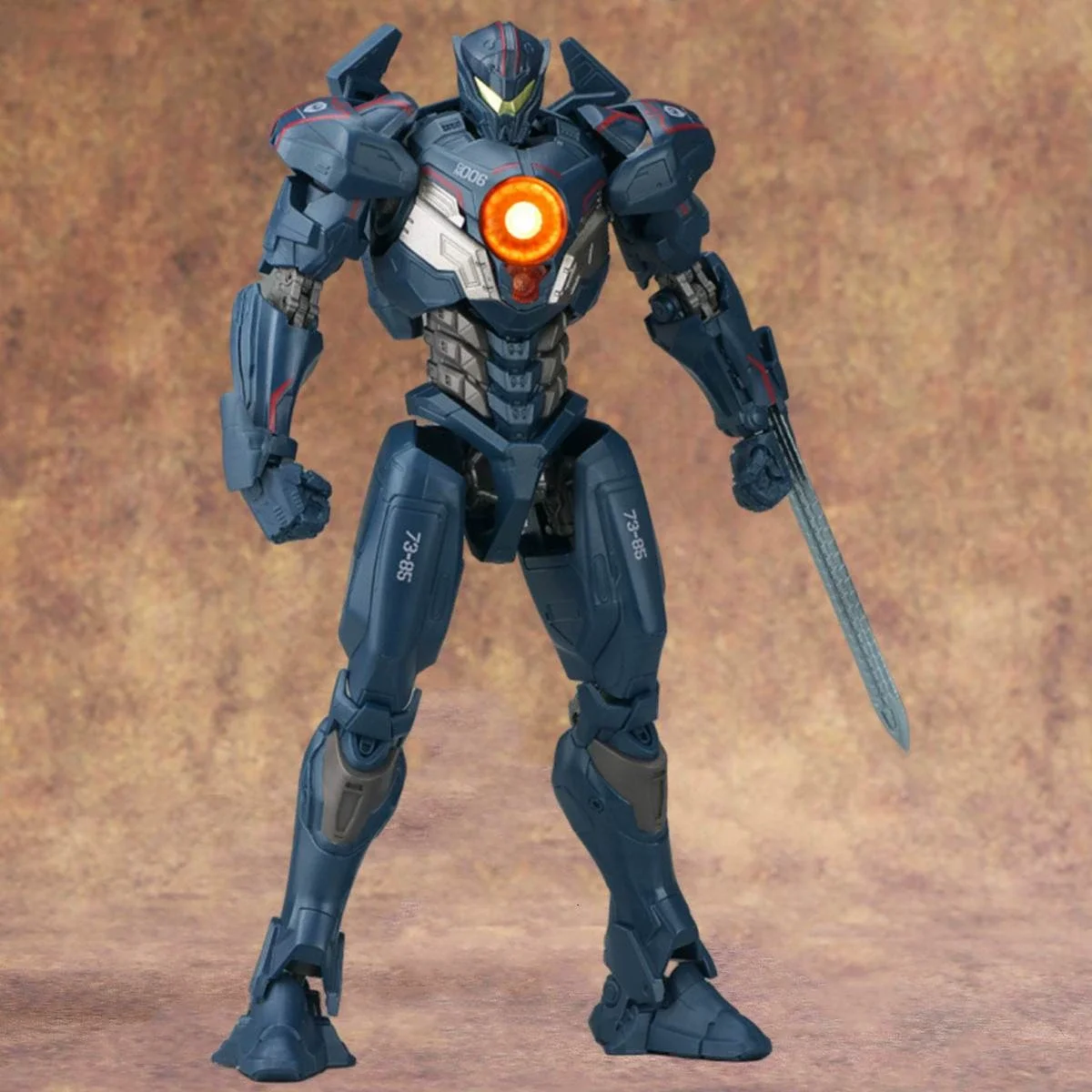 

Bandai Official Pacific Rim 1 2 Mecha Model Revenge Wanderers Mobile Luminous Hand-Made Toy Robot Desktop Ornaments Collection
