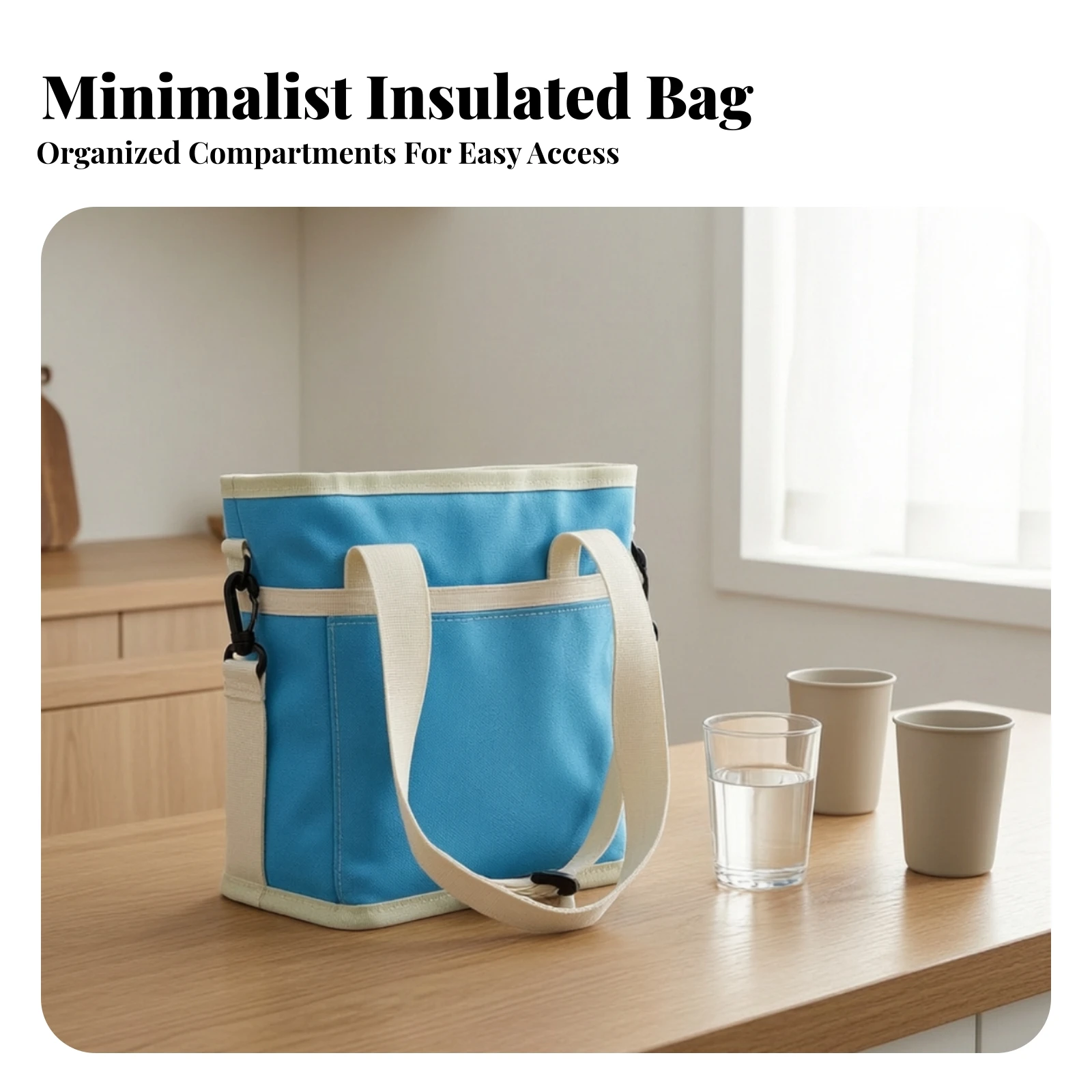 Cup Divider Storage Bag Compact Drink Carrier Bag with Dividers Drink Carrier with Dividers Heavy-Duty Tote Adjustable