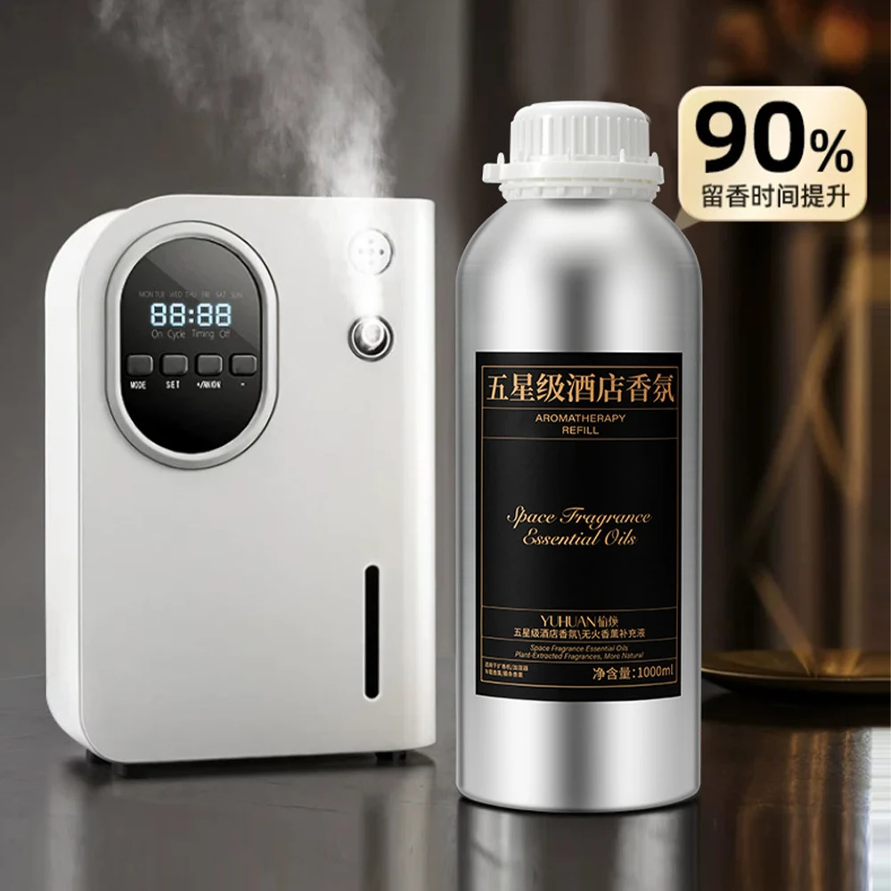 500ml/1000ml Hilton Scent Aroma Diffuser Refill Oil, Oil-Based Fragrance Essential Oil, Long Lasting Home Fragrance Oil