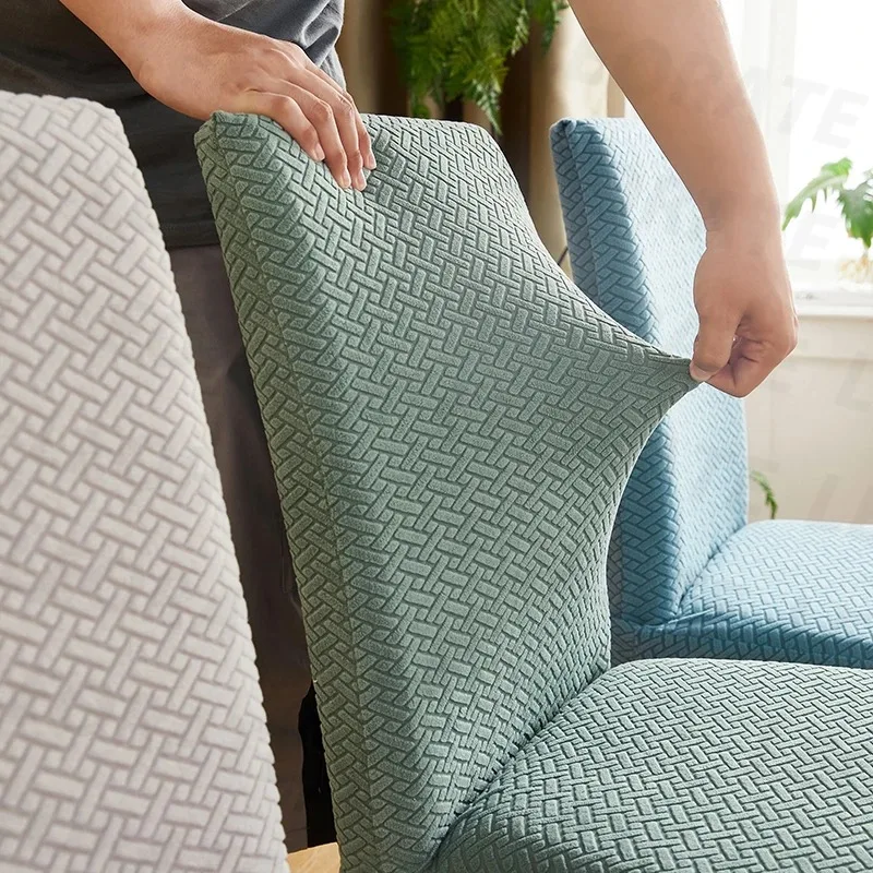 1PC Elastische Abdeckung Für Stuhl Universal Größe Günstige Stuhl Abdeckung Große Elastische Haus Sitz Sitz Wohnzimmer Stühle Abdeckungen für Home Din