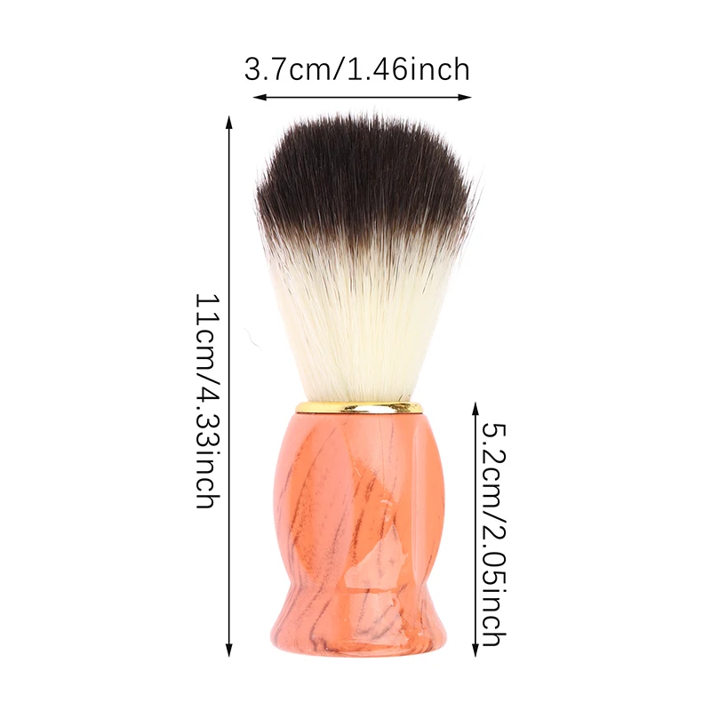 Natural Badger Hair Men\'s Shaving Brush Barber Salon Men Facial Beard Cleaning Appliance Shave Tool Razor Brush with Wood Handle