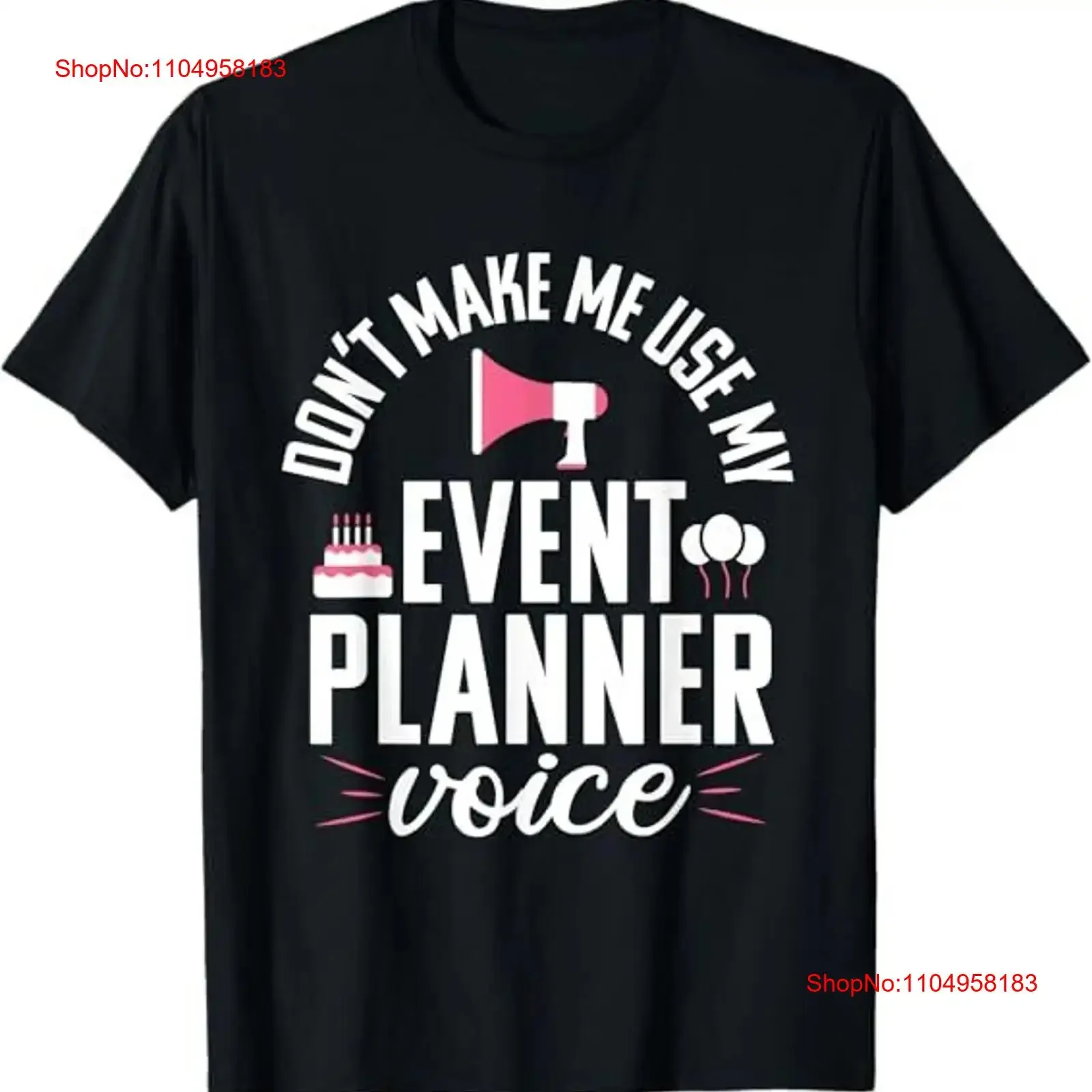 

NEW LIMITED Event Planner Funny Voice Planning Party Design T Shirt S 3XL vintage Washed Unisex graphic Versatile