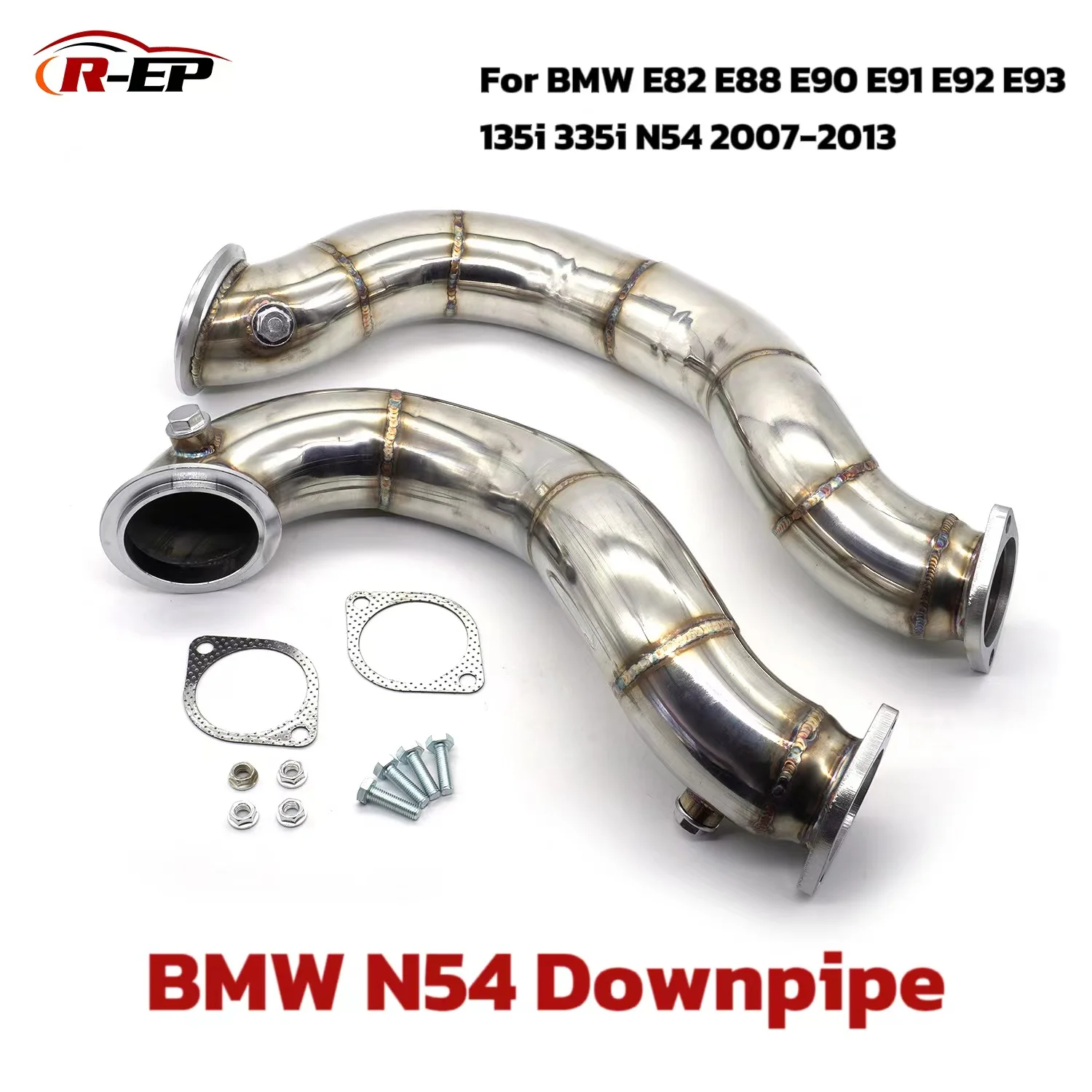 BMW N54 Downpipe Fits for E82 E88 E90 E91 E92 E93 135i 335i 335is 1M N54 2007-2013 RHD LHD 3inch Stainless Steel Down Pipe