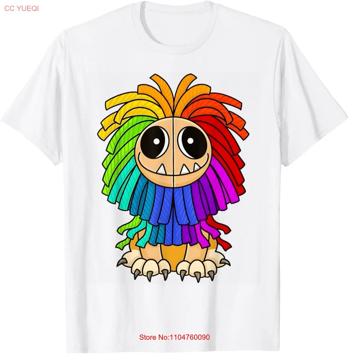Yarnaby Nightmare Plush Critters or T Shirt vintage Washed Stretched fashion Stylish Unisex Slightly Casual Versatile
