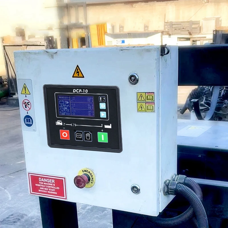 Controlador de grupo gerador DCP-10 controlador automático painel de controle lcd peças de grupo gerador diesel gu610a/w 8-35v