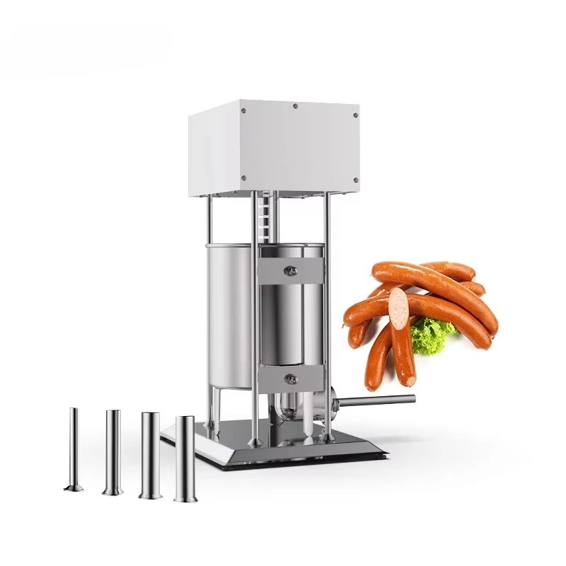 30L Electric Vertical Commercial Sausage Stuffer Efficient Meat Processing Machine Core Motor New Sausage Stuffing
