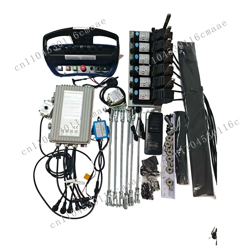 6-way Direct Sale Waterproof 12V 24V  Crane Truck Dozer   Wireless Radio  Hydraulic Proportional Remote Control