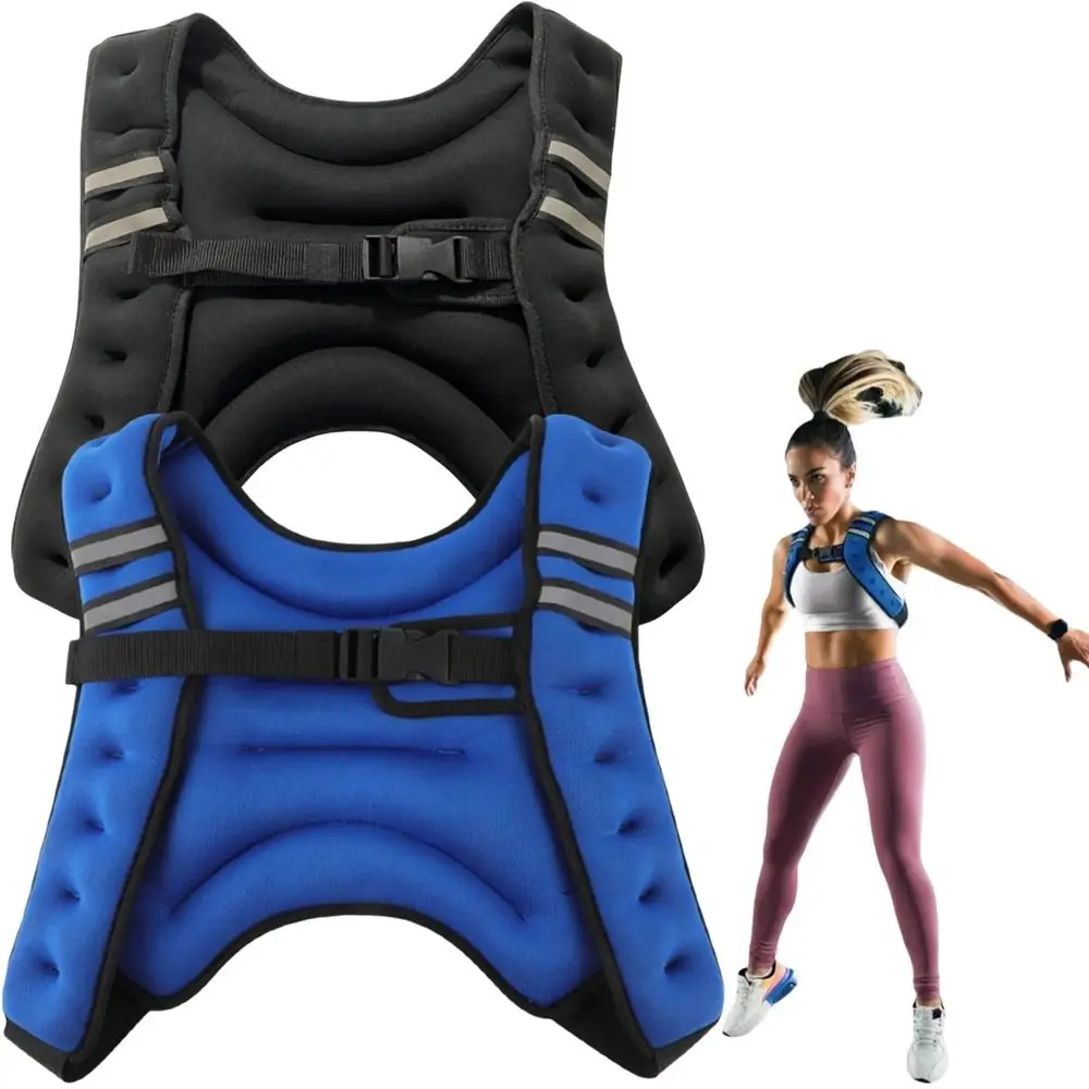 Adjustable Weighted Vest Neoprene Multi-Size Iron Sandbag Weight Loading Iron Sand Filled Weight Jacket Strength Training