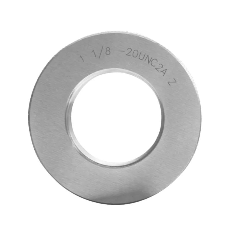 1 مجموعة (1 * GO + 1 * NOGO) 2A القياسية الأمريكية متري غرامة موضوع حلقة مقياس UNC UNF UNS 1 ''1'' 1/16 1 ''1/8 1'' 3/16 3/8 أدوات القياس #3