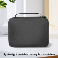 Batteries Box Holder Bag Explosion-Proof Carrying Case Bag Holder Storage Case for AA AAA C D 9V Lithium 3V-CR 2032 CR 2016