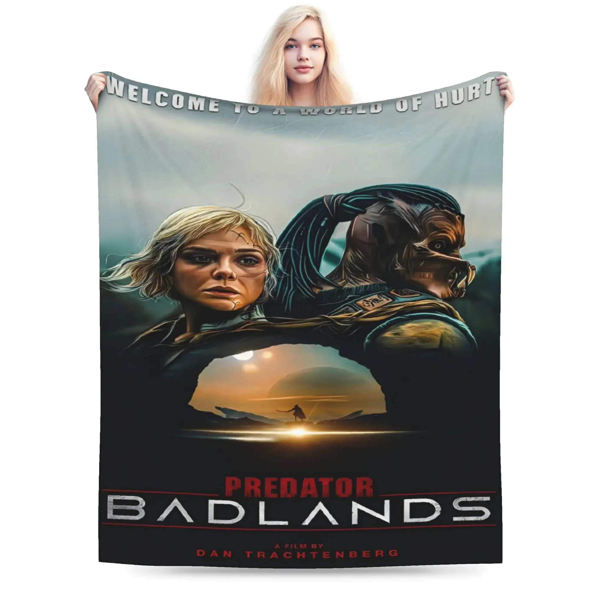 

Пледы Predator Badlands: Мягкие флисовые пледы-покрывала для фанатов
