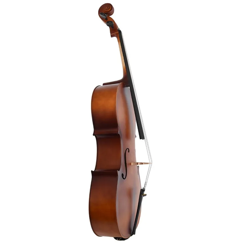 High Quality  Handmade Wooden Matte Cello 4/4 3/4 1/2 Full Size Adult Version for Beginner Practice with Cello Case Bow