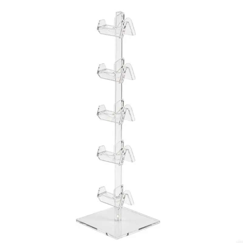 Unique Multilevel Acrylic Eyewear Stand Retail Store Accessories Rack Easy Assemble Acrylic Shelf For Fashionable Glasses