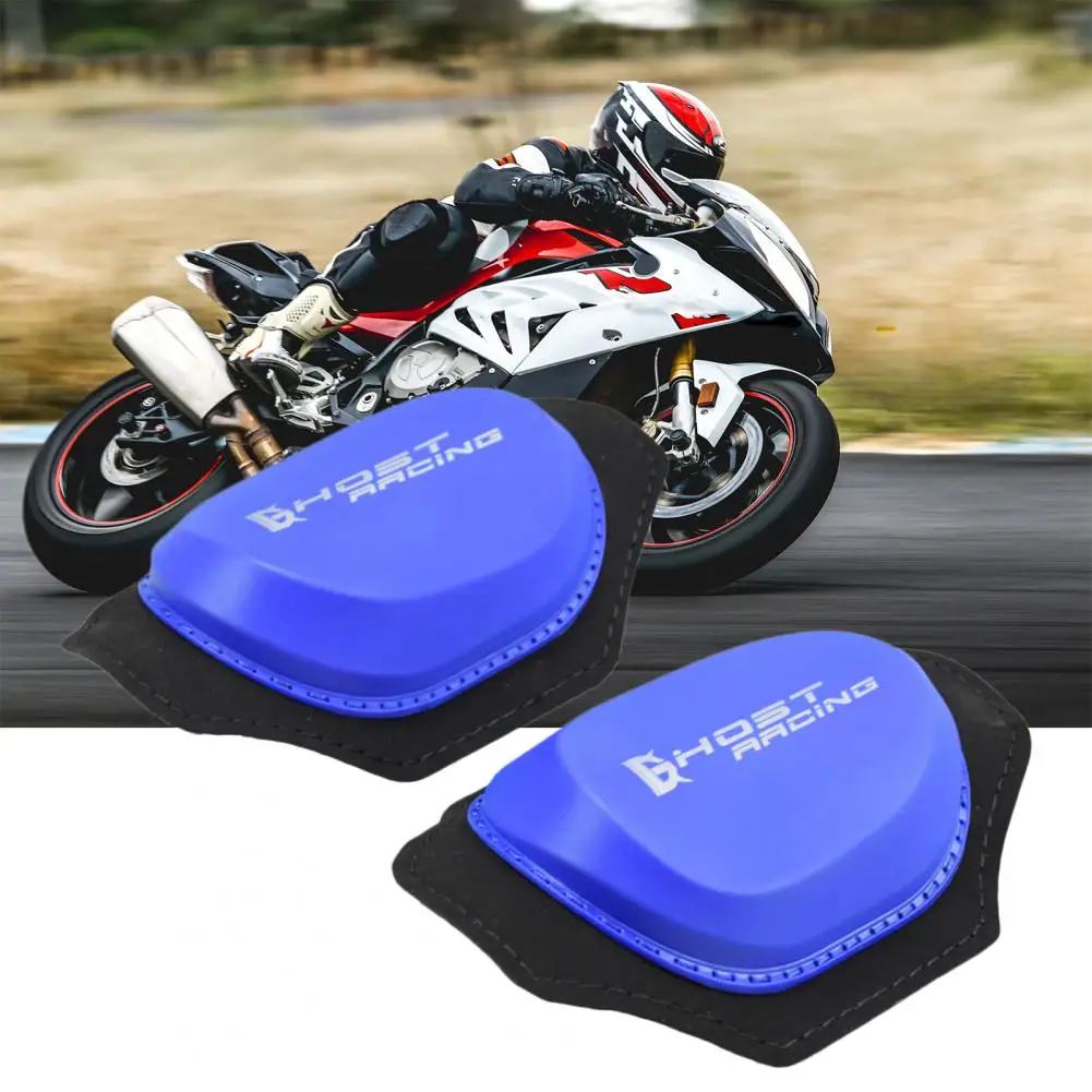 

Lightweight 1 Pair Convenient Motorbike Collision Avoidance Knee Pads Sliders Safe Knee Pucks Wear-resistant for Racing