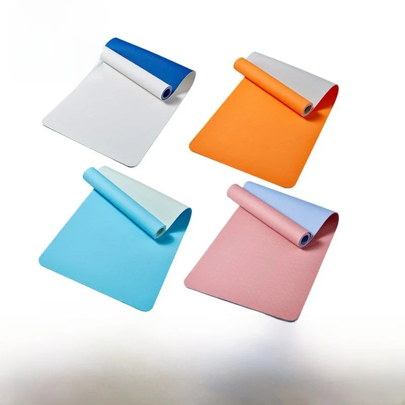 

Утолщенный коврик для йоги из ТПЭ, противоударный, нескользящий, для начинающих, для женщин, для домашнего использования, для спортзала, фитнес-оборудование, коврик для йоги