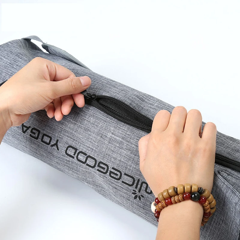 Portable Yoga Mat Bag Waterproof Yoga Bag Yoga Mat Canvas Bag Backpack Multifunctional Storage Bag