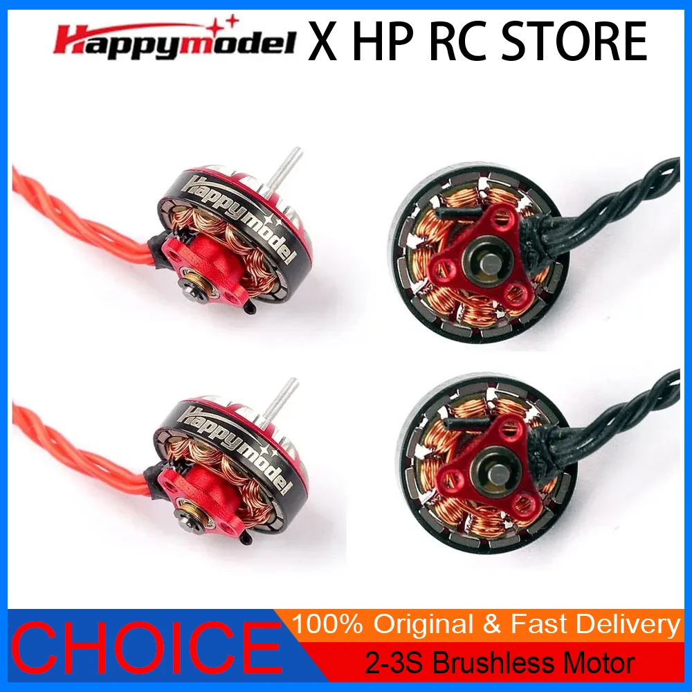 4 STKS HappyModel EX1102 1102 8500KV 9000KV 10000KV 13500KV 2-3 S Borstelloze Motor voor Mobula7 HD 75mm 85mm Tinywhoop Drones