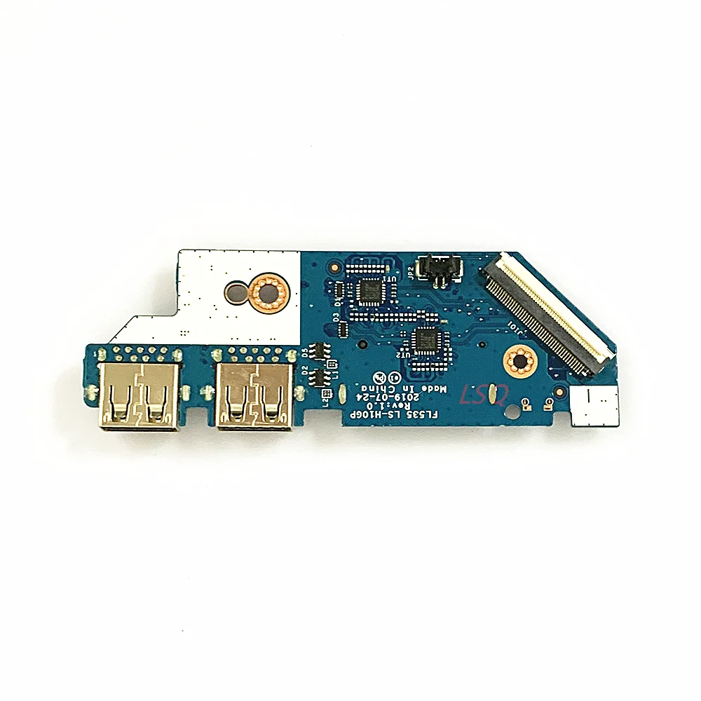 LS-H10GP For Lenovo Ideapad S340-15 S340-15IIL Laptop Power Button USB Card Board W/ Cable FL535 100% Test OK image 2