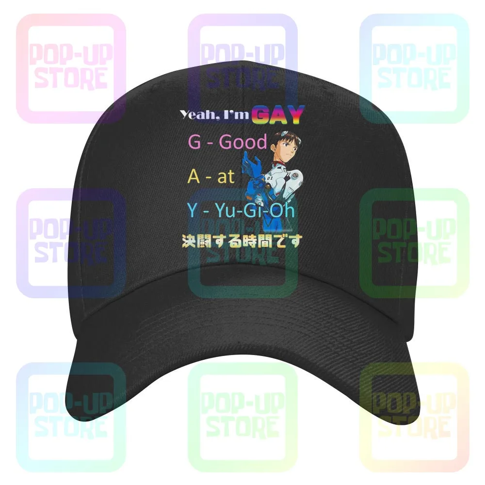 Yeah I’M Gay G Good A At Y Yu Gi Oh Caps Baseball Cap