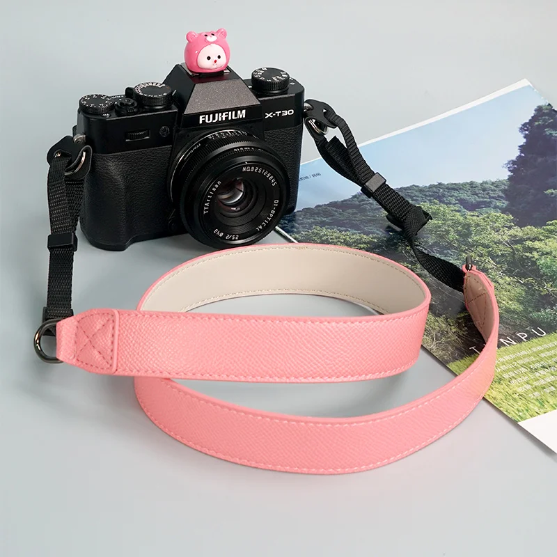 Camera Shoulder Strap Texture Leather Palm Print Style camera belt for Sony A7ii Nikon Fujifilm Leica Canon R50 Camera