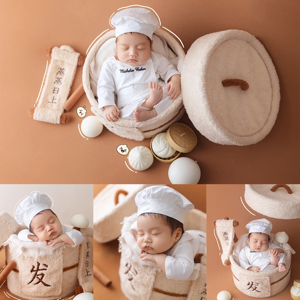baby-chef-costume-newborn-photography-props-infant-long-sleeve-top-suspenders-pants-and-chef-hat-newborn-photoshoot-cook-outfit