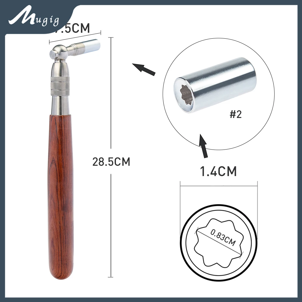 

Mugig Professional Piano Tuning Tool Octagon Core Stainless Steel Hammer Rosewood Handle Piano Tuning Hammer Piano Tools