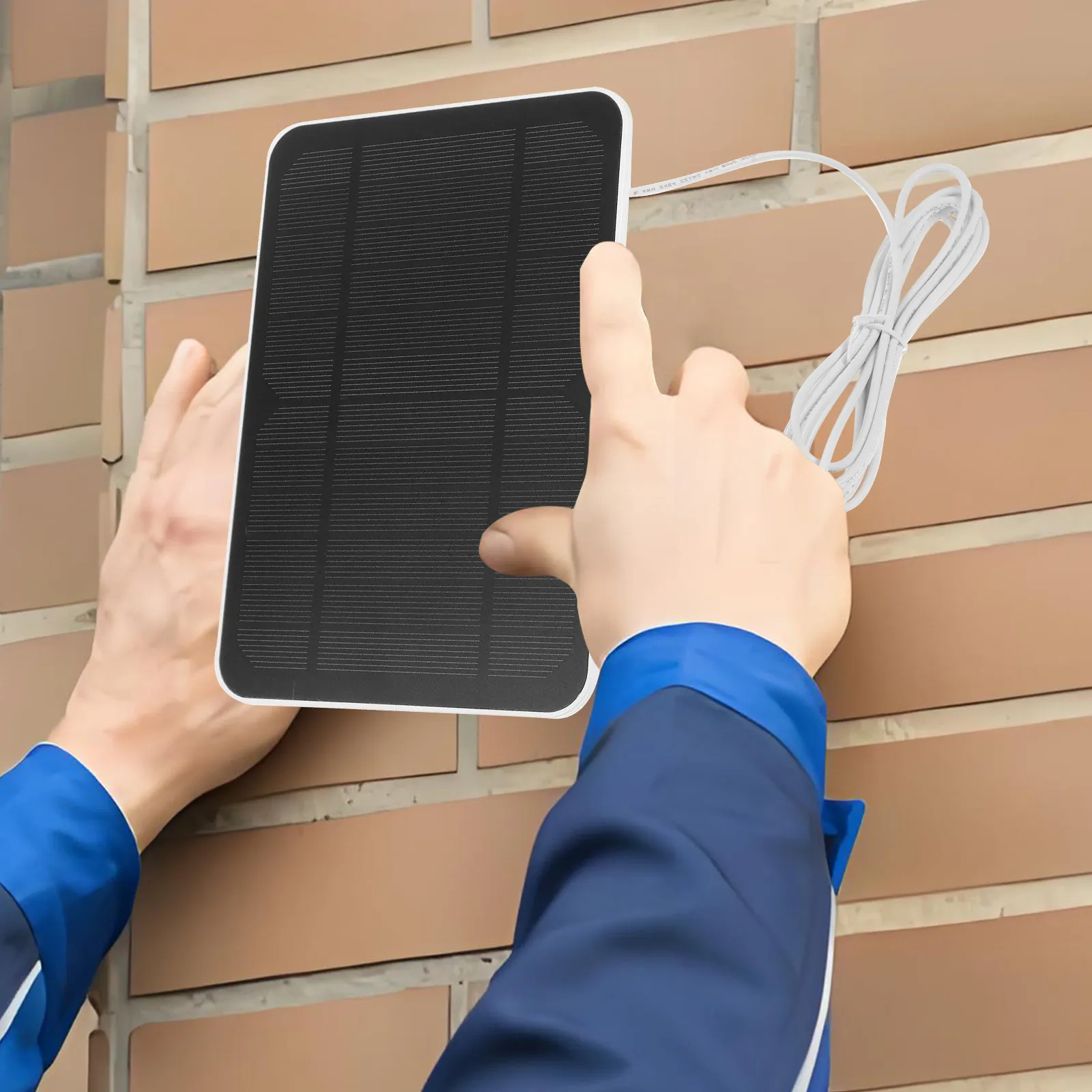 Solar-Powered Greenhouse Heater Panel for Security Cameras – Wall or Corner Mount