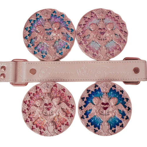 Imagen 2 del producto Flower Knows Paleta de Iluminador Facial en Relieve Little Angel Brillo de Diamante Contorno 3D Resistente al Agua de Larga Duración Maquillaje Brillante Kit de Iluminación 8g