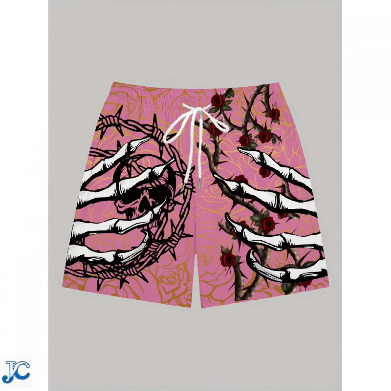 2026 Summer New Men's 3D Print Beach Shorts  Y2K Oversized Casual Shorts Suitable for Daily and Trai